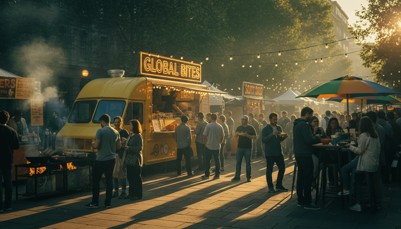 Guests experiencing catered event